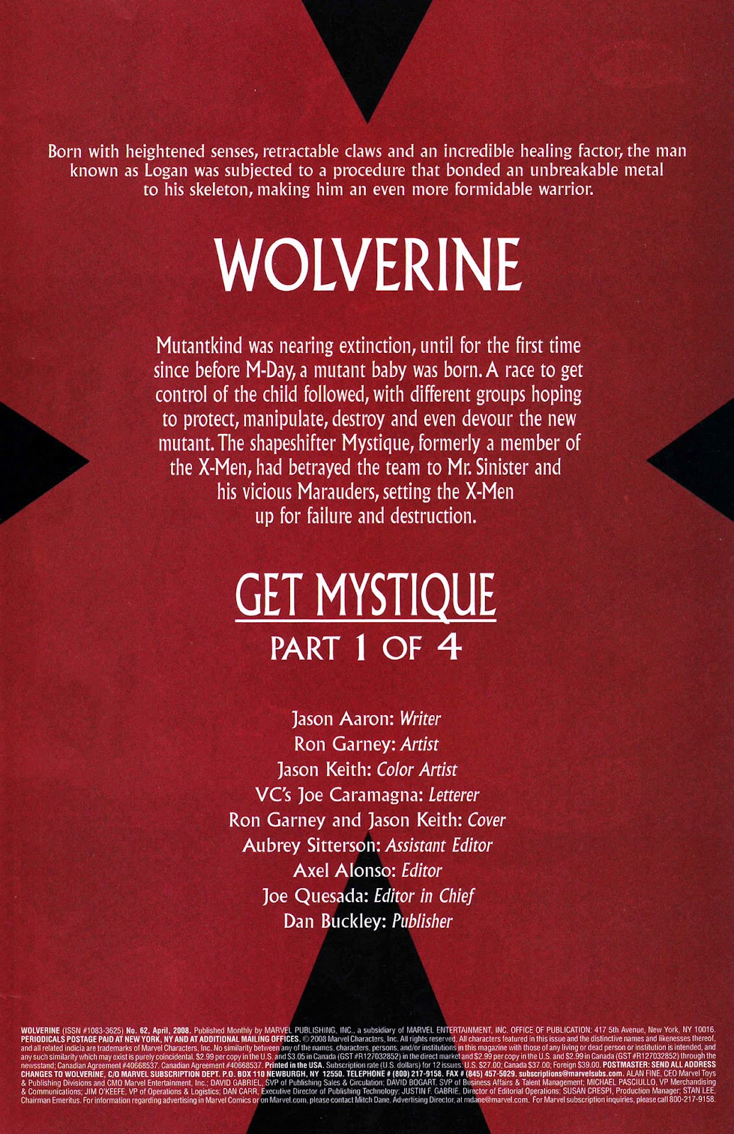 Read online Wolverine (2003) comic - Issue #62 - 2