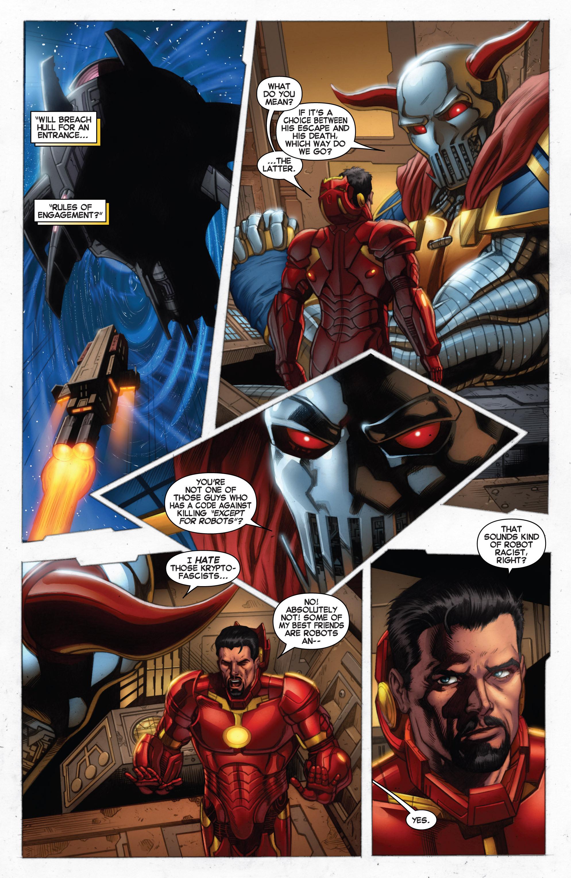 Read online Iron Man (2013) comic -  Issue #9 - 10