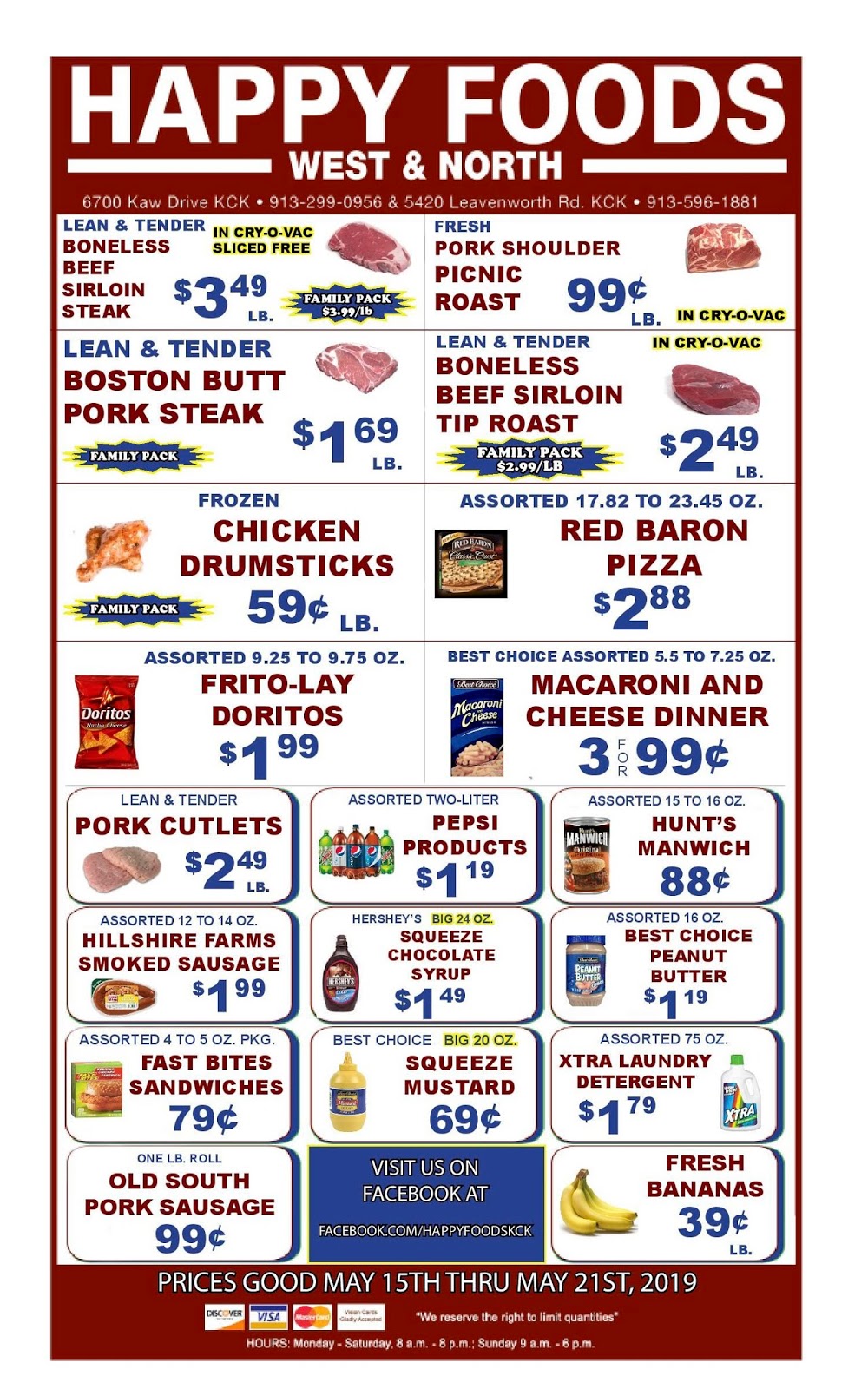 Kansas City Kansan Happy Foods Weekly Ad May 15May 21