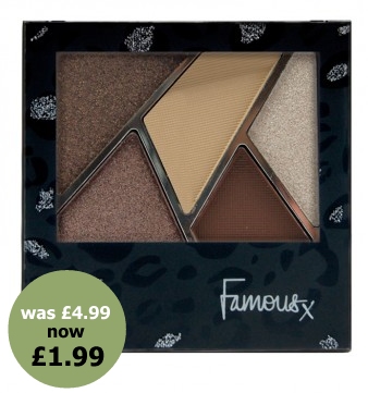 famous cosmetics sue moxley bargain discount promotion 
