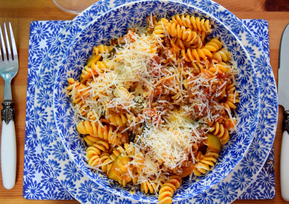 Pasta Bolognese With Parmigiano Reggiano - Claire Justine