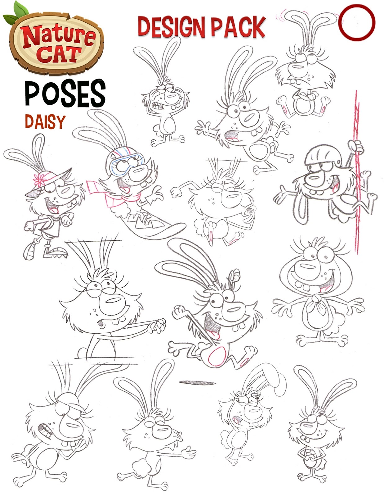 Dave MacDougall: NATURE CAT STYLE GUIDE POSE SHEETS