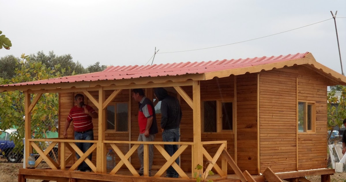 Polat Kereste 27 m2 labri verandalı ahşap ev