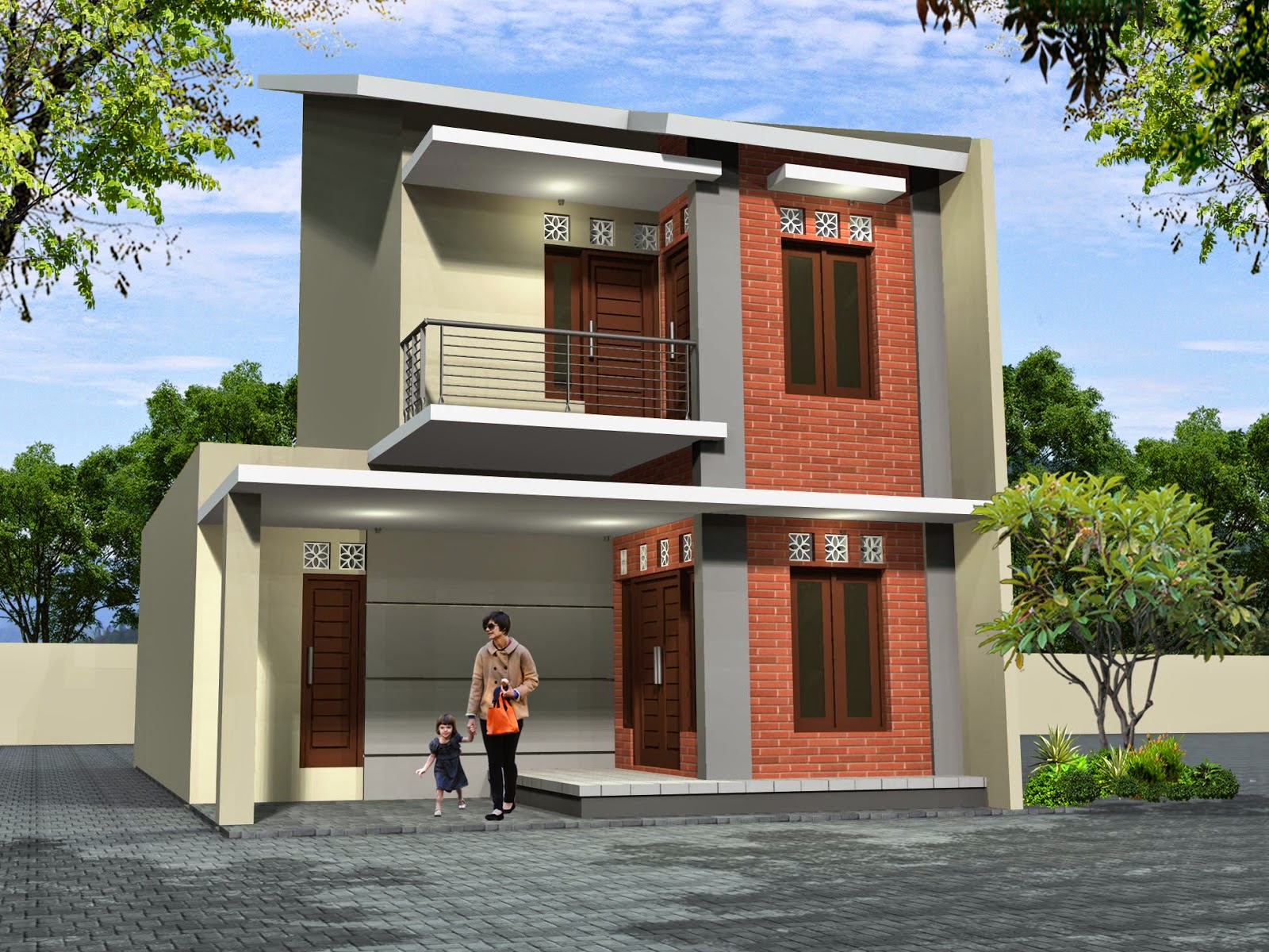 Gambar Rumah  Idaman  Sederhana  2  Lantai  Desain  Rumah  