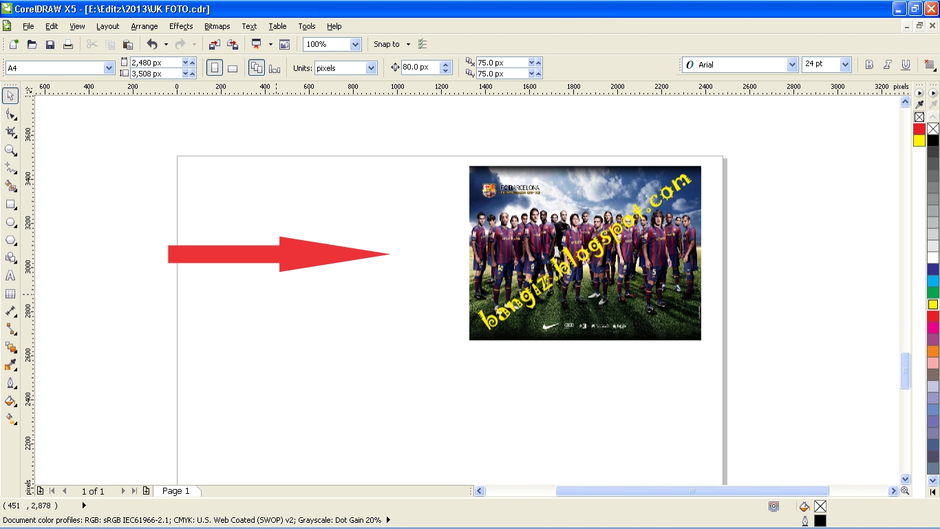 Cara Merubah File CorelDRAW ke JPG Bangiz Cara Merubah File CorelDRAW ke JPG Bangiz
