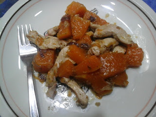 pollo con zucca