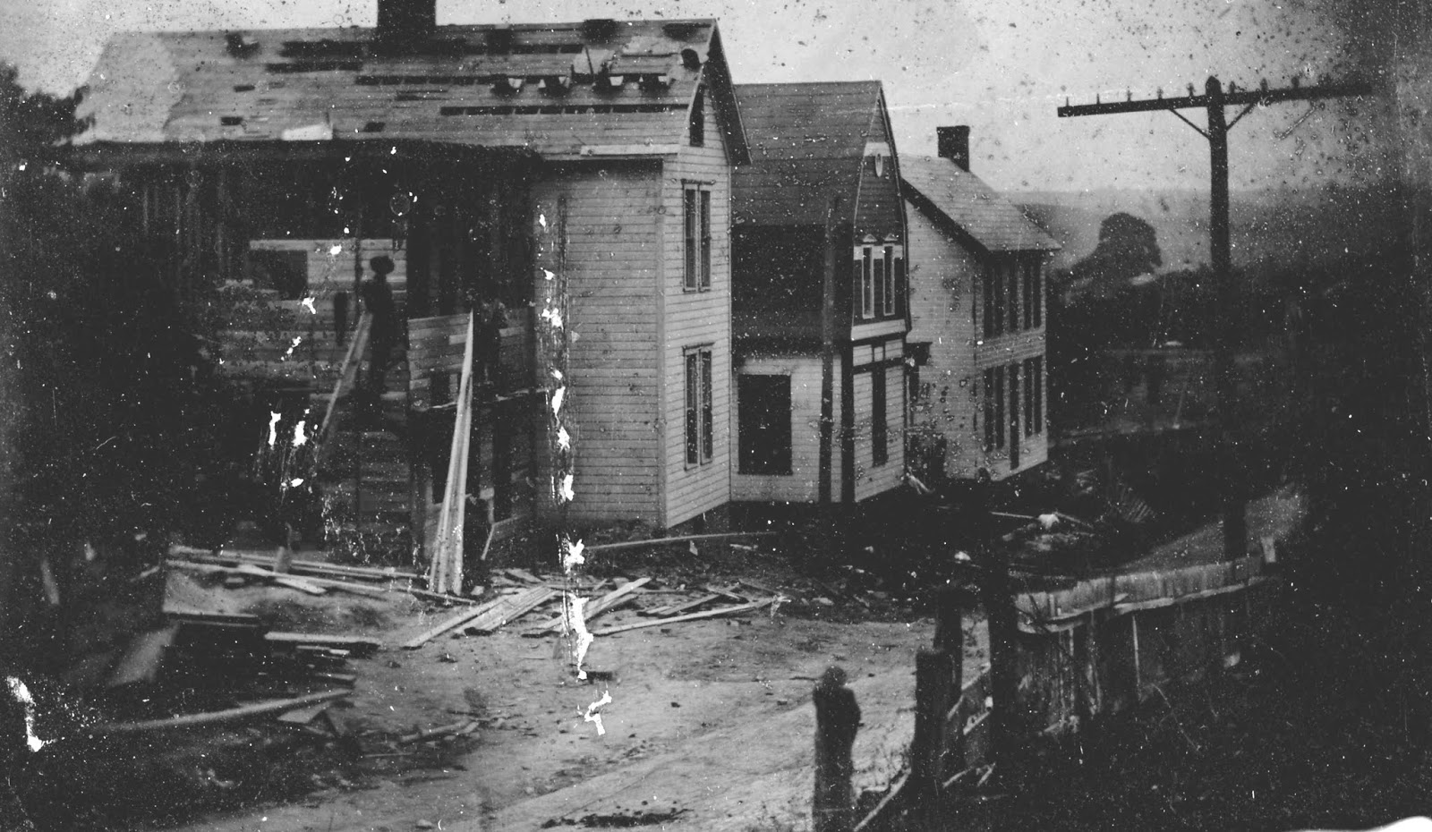 The Chubachus Library of Photographic History Tintype View of a Street