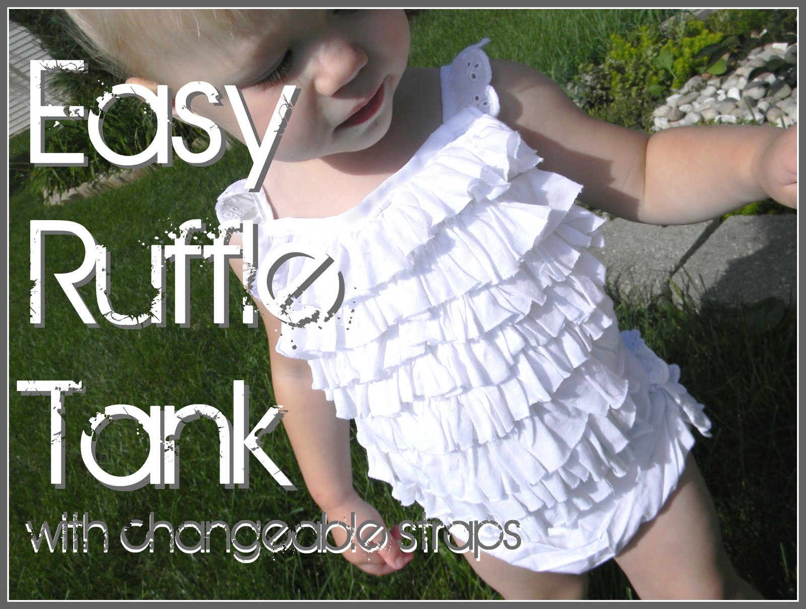 Shawn Tie Ruffle Tank - Eggshell