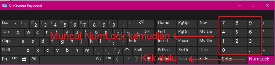 Cara Mematikan dan Menyalakan Numpad/Numlock pada Keyboard Laptop - GoLepi
