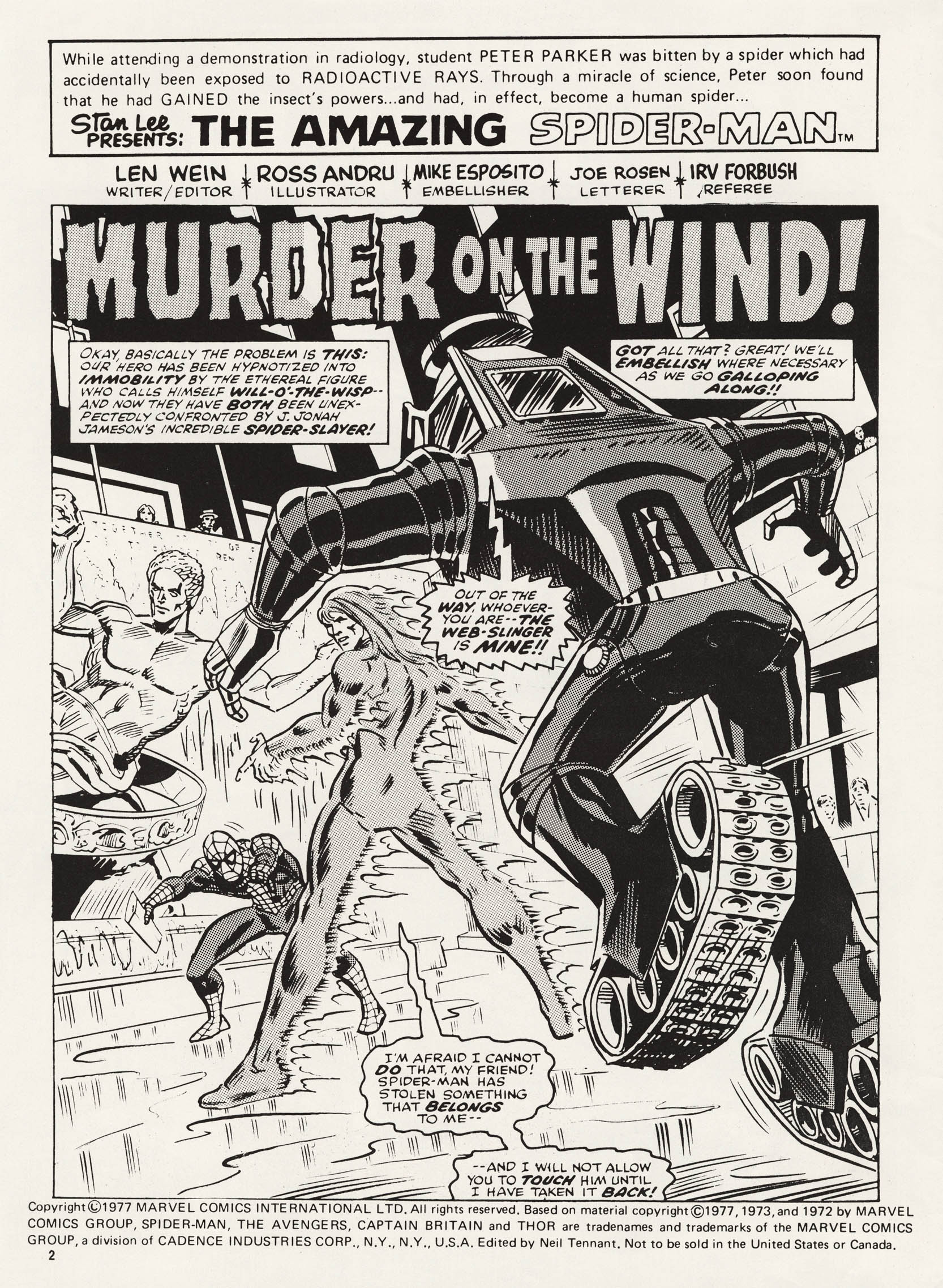 Read online Super Spider-Man and Captain Britain comic -  Issue #245 - 2