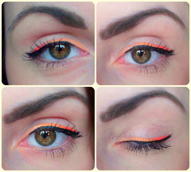 Makijaż: kolorowa kreska