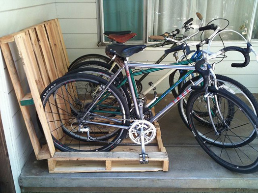 plans for wood bike rack