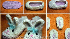 Como tejer patucos "Conejitos" al crochet paso a paso DIY