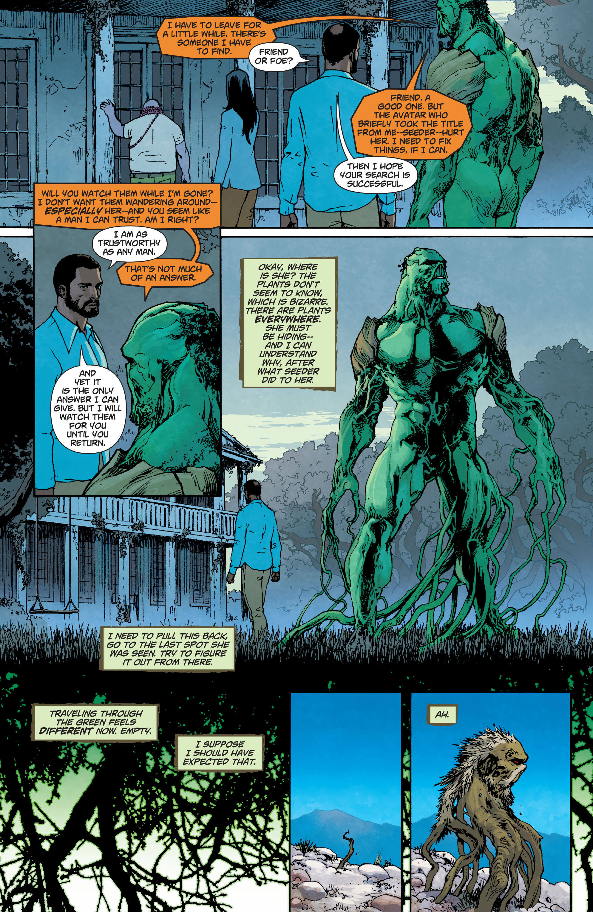 Read online Swamp Thing (2011) comic -  Issue #28 - 10