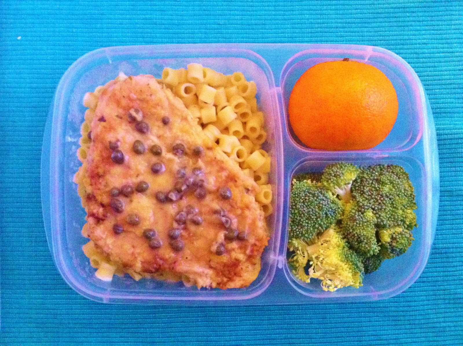 Operation Lunch Box Day 96 Chicken with Lemon Caper Sauce