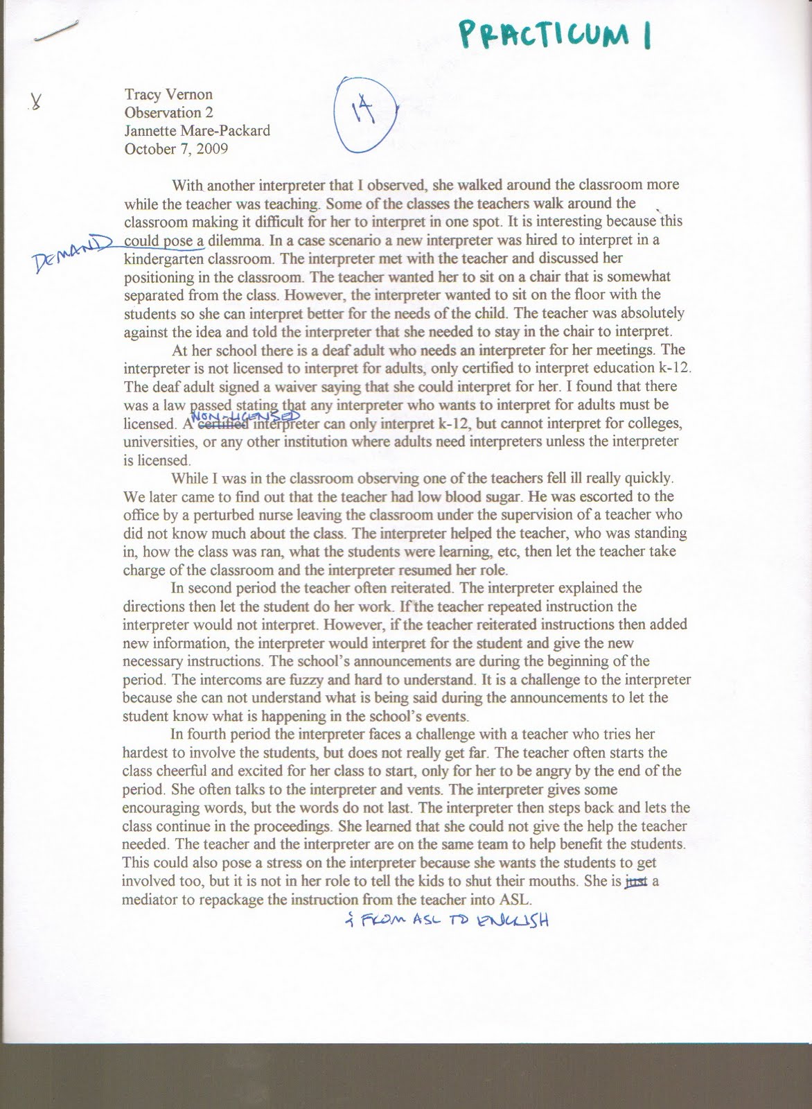 portfolio sample logs from practicum sample cover letter for practicum