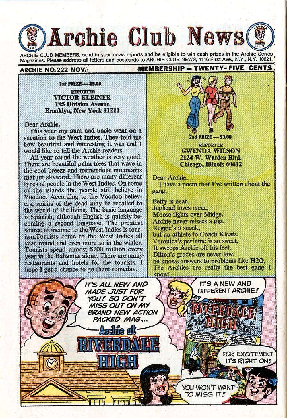 Read online Archie (1960) comic -  Issue #222 - 26