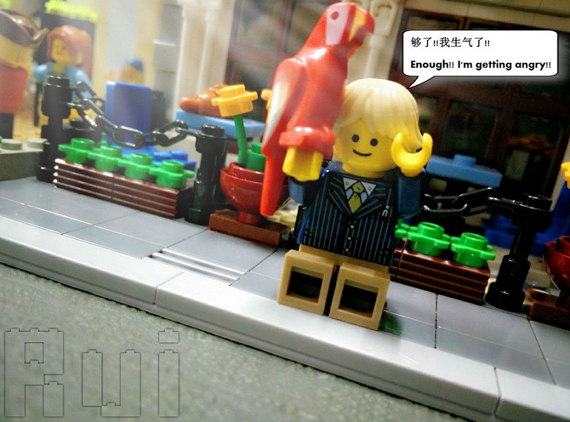 Lego Wander - He gets angry!