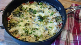 Chicken & Rice Casserole, done in 30 minutes #QuickFixCasserole #CountryCrock