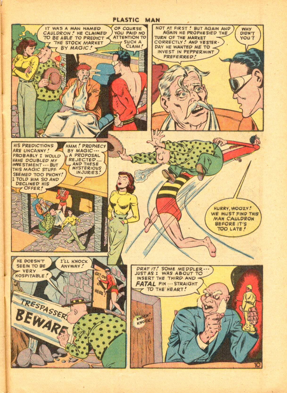 Read online Plastic Man (1943) comic -  Issue #9 - 45