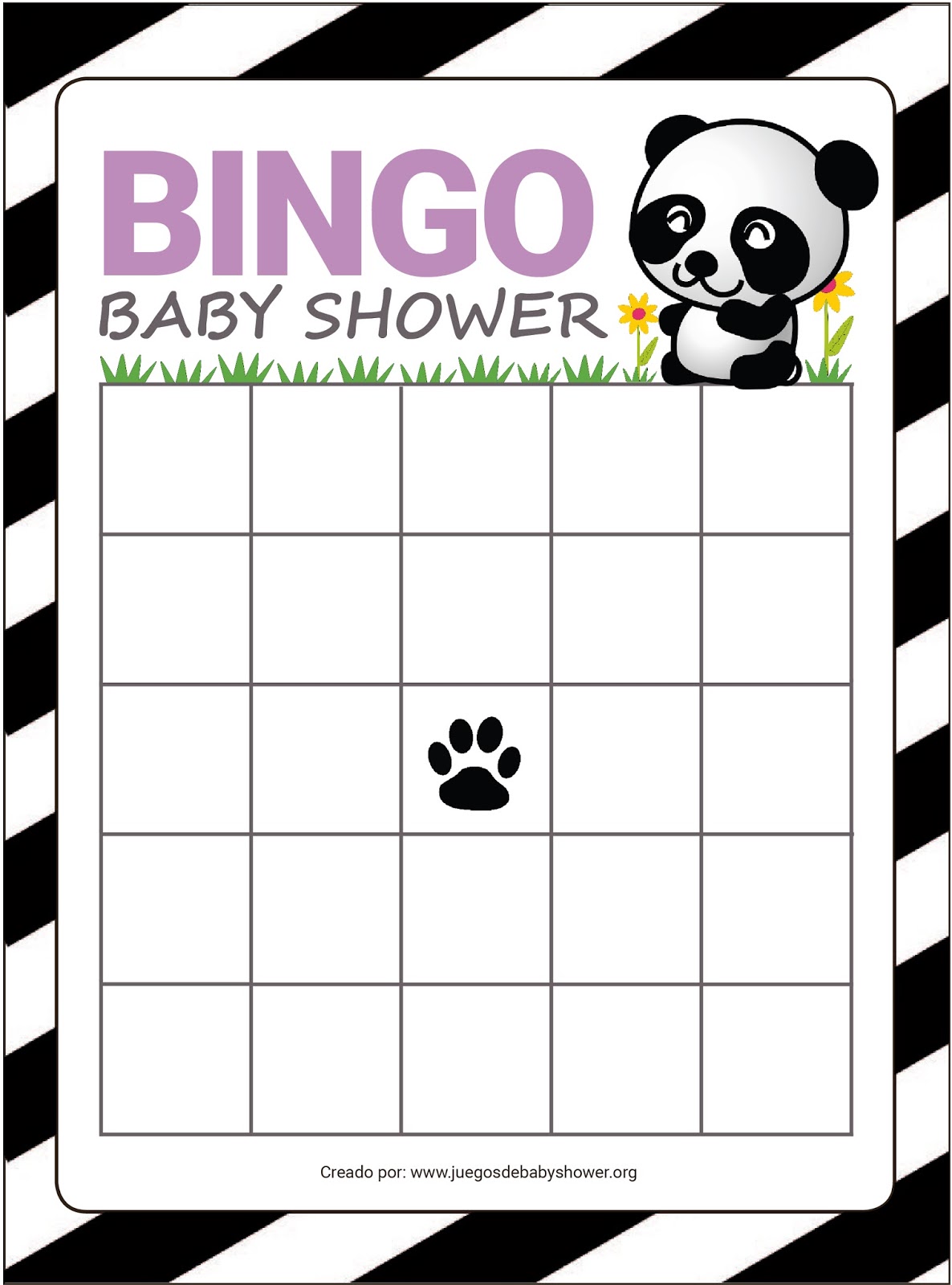 Bingo En Espanol Gratis Bingo para Baby Shower │ Juegos Imprimibles Gratis | Juegos de Baby Shower