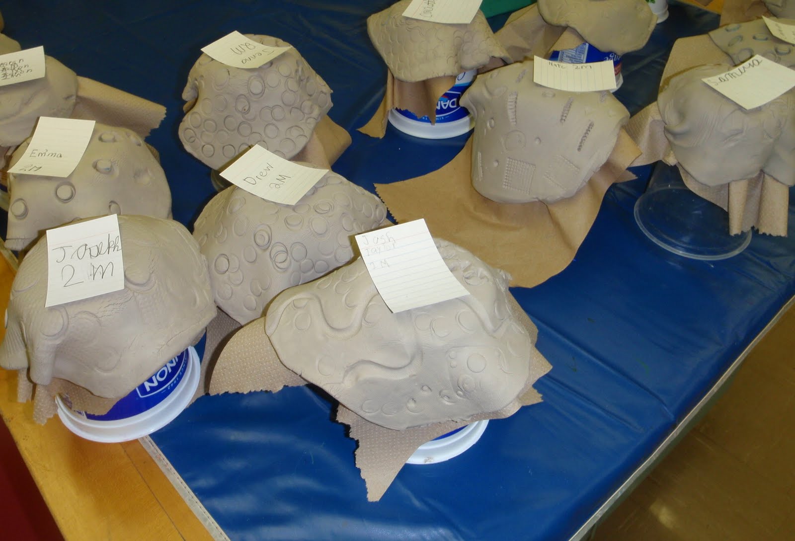 Chin Colle Drape Mold Clay Projects