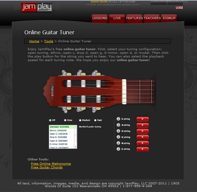 Acoustic Guitar Basic What is online acoustic guitar tuner?