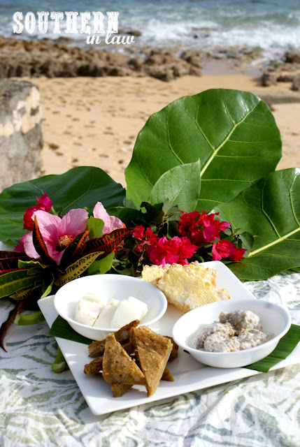 A traditional feast at Norfolk Island's Slaughter Bay