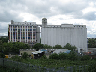 The now demolished Spillers' Tyne Mill in Byker 2011