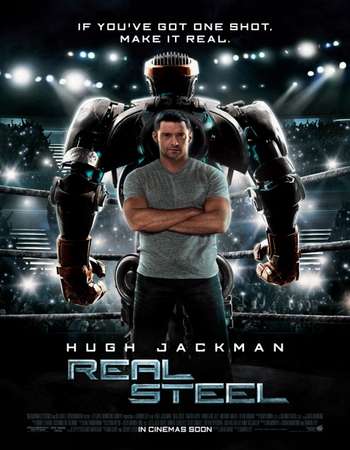 Poster Of Real Steel 2011 Dual Audio 500MB BRRip 720p ESubs HEVC Free Download Watch Online downloadhub.in Poster Of Real Steel 2011 Dual Audio 500MB BRRip 720p ESubs HEVC Free Download Watch Online downloadhub.in