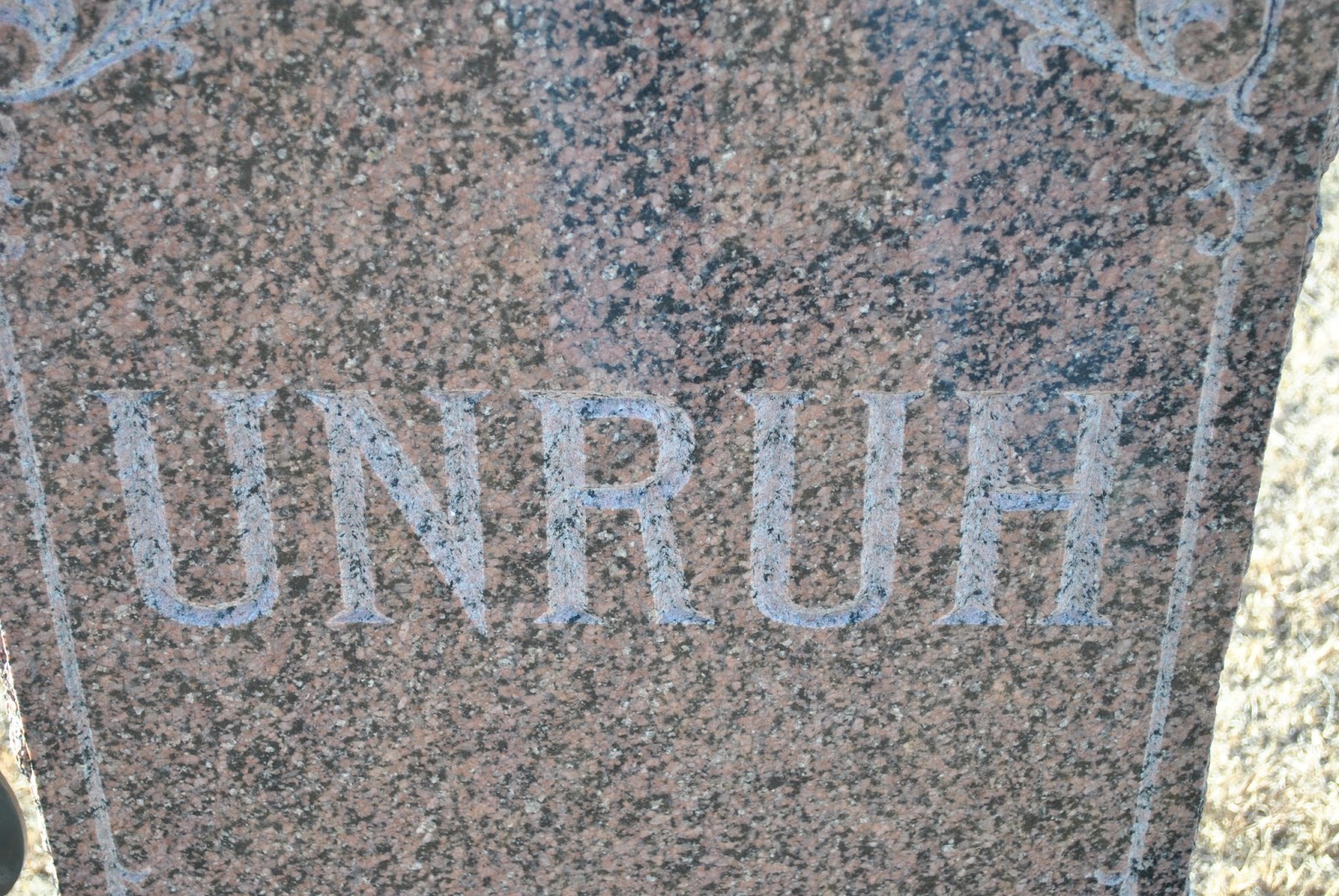 the Grabers Cemetery at 1st Mennonite in Pretty Prairie