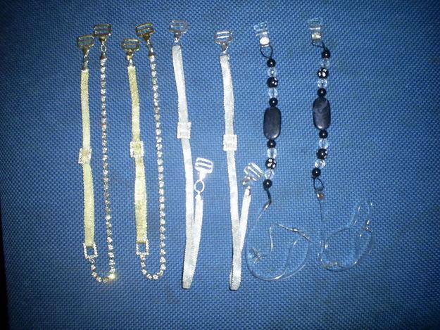 Alças de sutiã com pedrarias Clearance