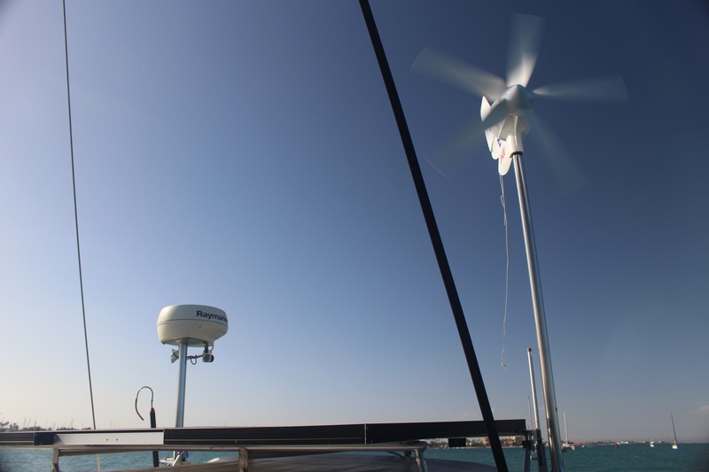 On Deck With SV Liahona Eclectic Energy D400 Wind Generator field review.