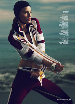 Linda Vojtova in Marie Claire May 2012 by Txema Yesta