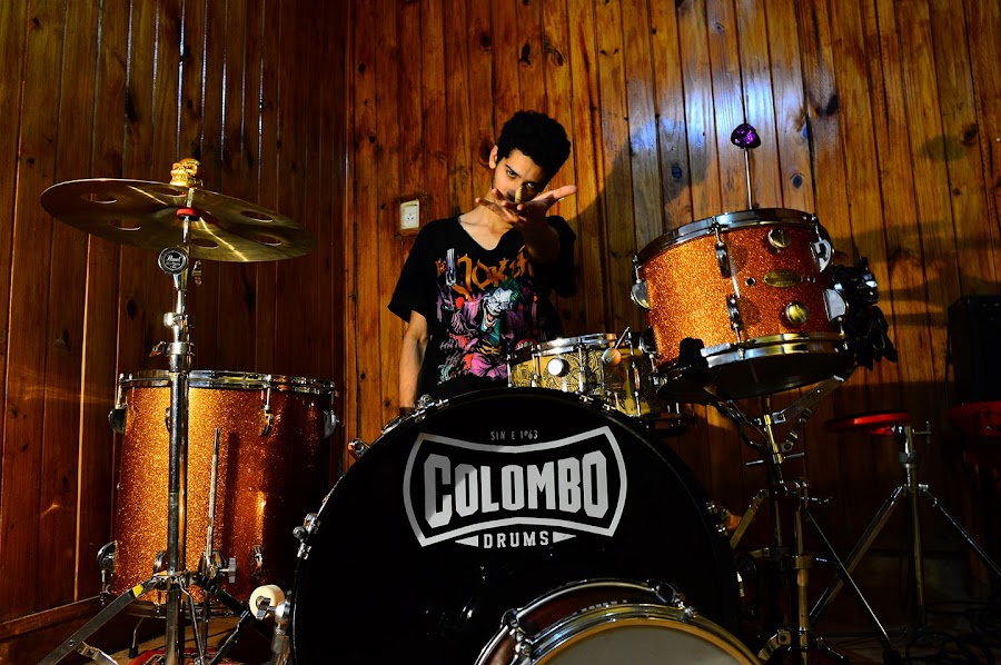 Nahuel Gauna con Colombo Drums