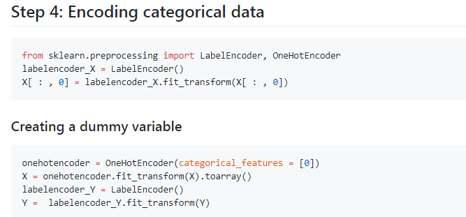 Data Preprocessing for Machine learning in Python