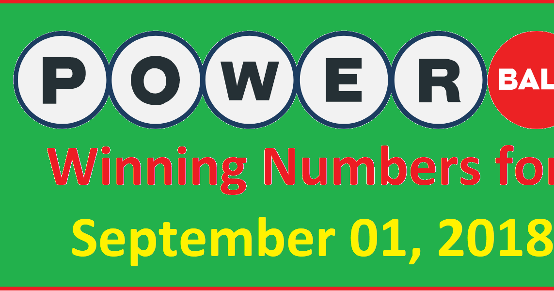 PowerBall Winning Numbers for Saturday, 01 September 2018