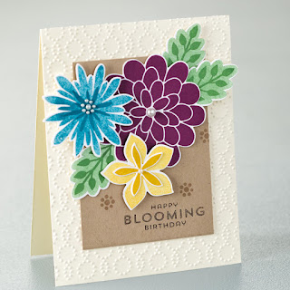 Stampin' Up! Flower Patch Birthday Card #stampinup