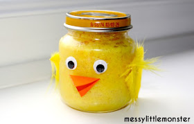 Cake in a jar edible chick