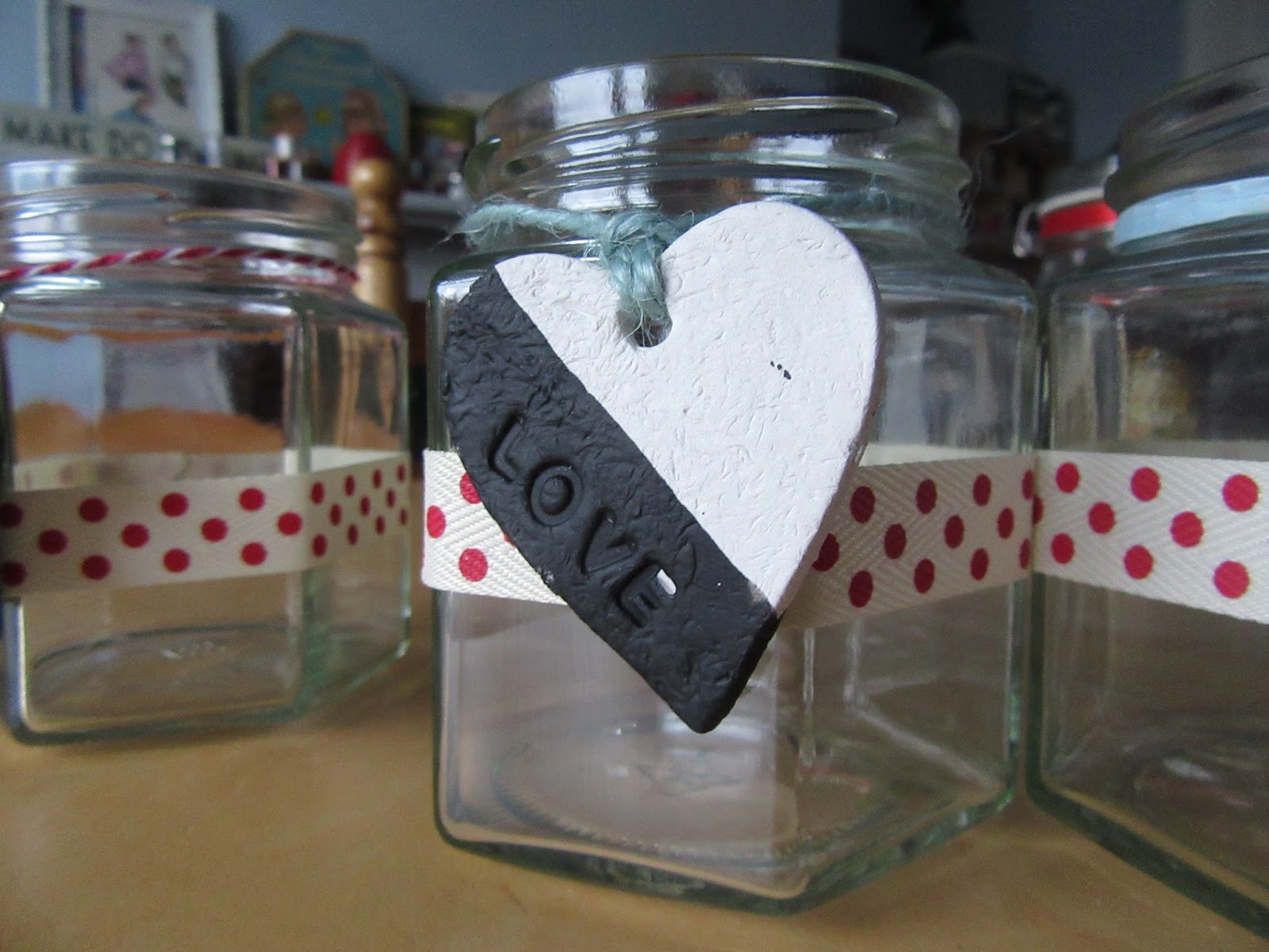 Sandra Loves....... Decorated Christmas Jam Jars 32/50 50 makes for