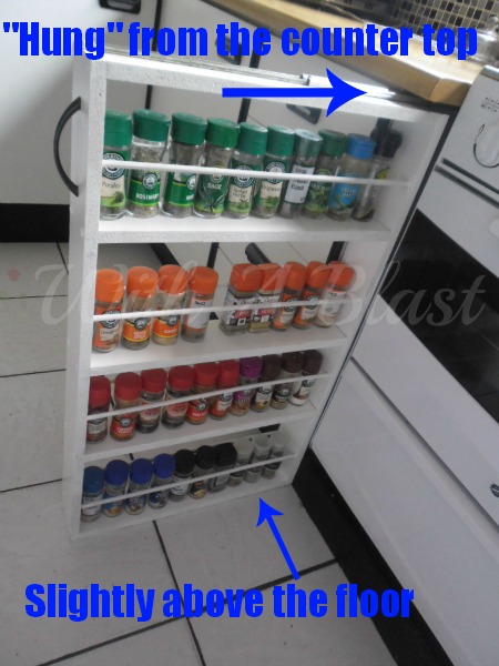 Sliding Spice Rack (DIY)