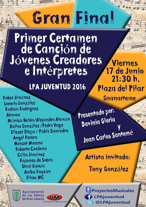 Final Certamen de Canción de Jóvenes Creadores e interpretes Final Certamen de Canción de Jóvenes Creadores e interpretes