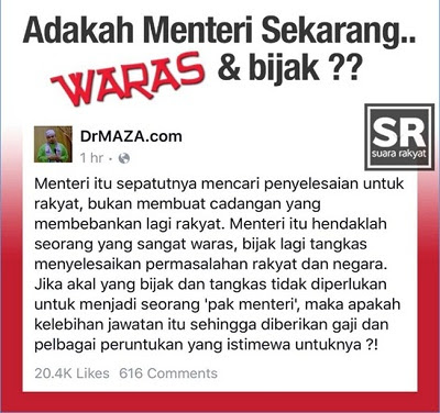 Dr.-MAZA-menteri-sekarang-macam-tak-waras-dan-tak-bijak