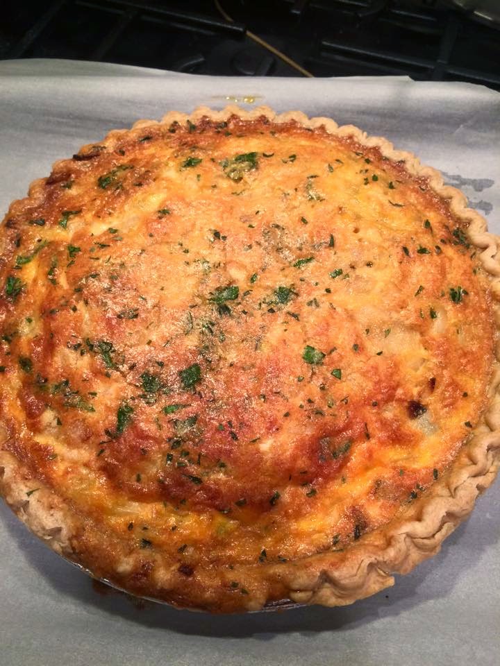 What's For Dinner?: Cheddar & Caramelized Onion Quiche