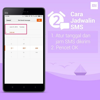 Cara Mengirim SMS Otomatis Pada HP Xiaomi