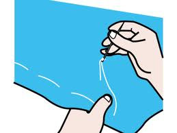 como hilvanar un bajo