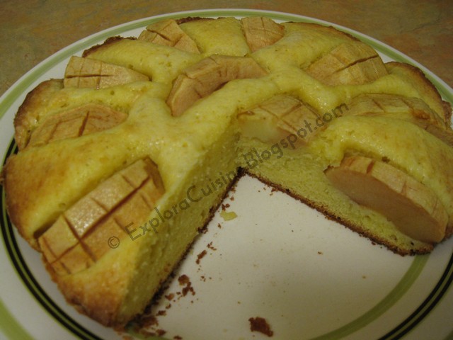 Tarta alpina cu mere (Apple tart)