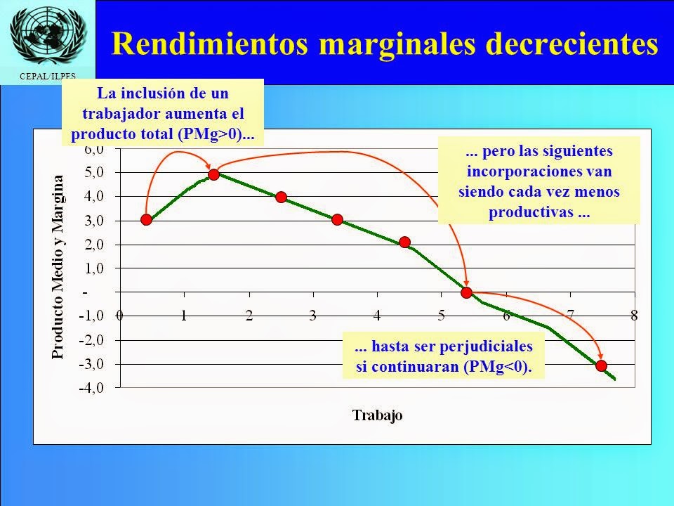 Ley de Rendimientos Marginales Decrecientes Ley de Rendimientos Marginales Decrecientes