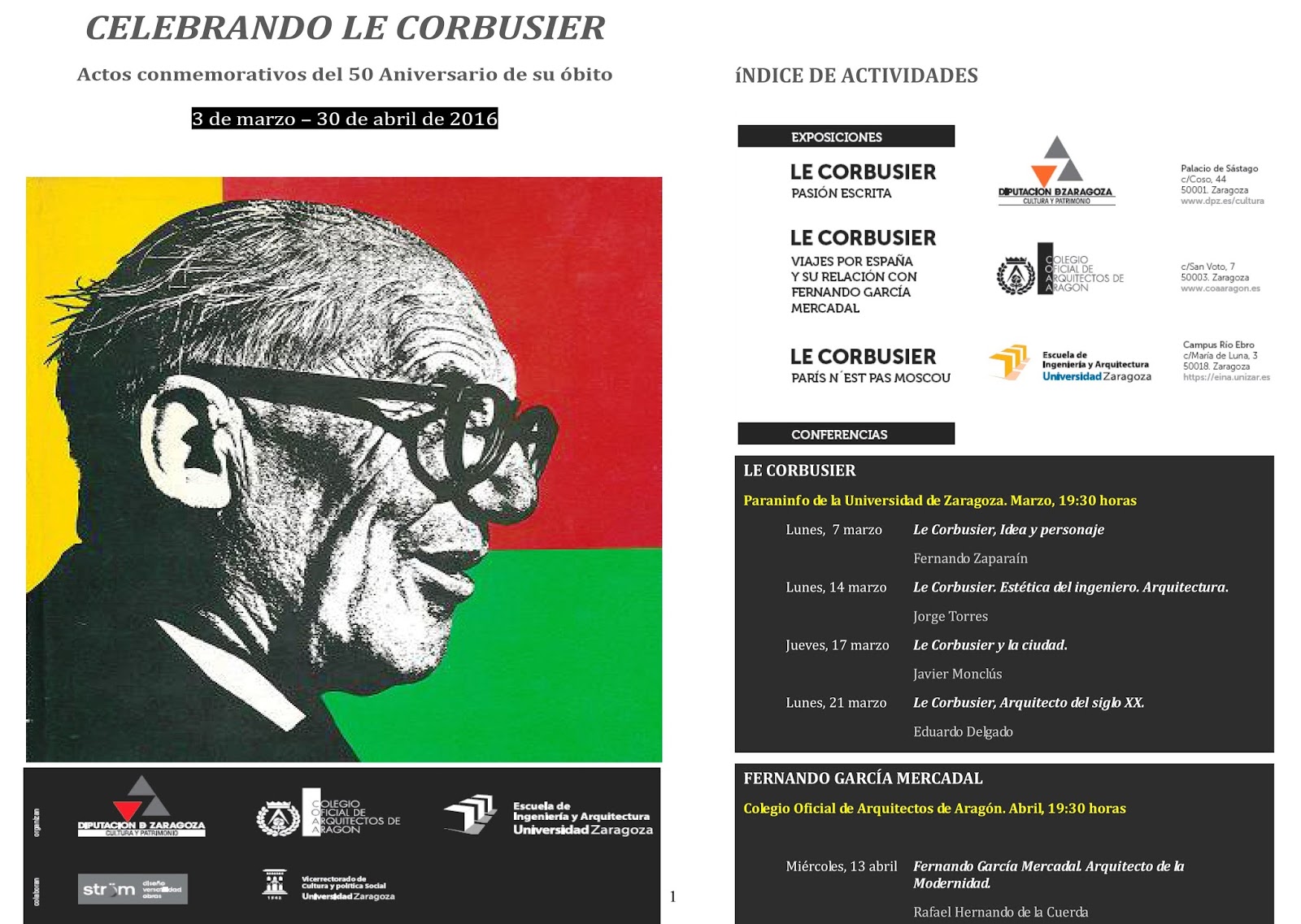 URBANISMO. Universidad de Zaragoza: Le Corbusier y la 