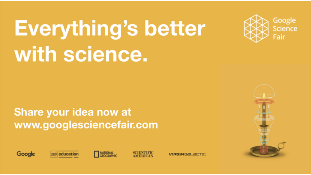 Google Science Fair 2016: #howcanwe make things better with science?